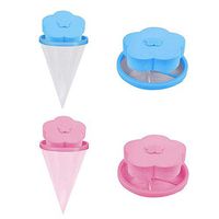 Resuable Washing Machine Floating Lint Mesh Bag,Hair Filter Net Pouch,Washer Hair Catcher (4 Packs)
