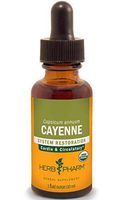Herb Pharm Certified Organic Cayenne Liquid Extract for Cardiovascular and Circulatory Support - 1 Ounce