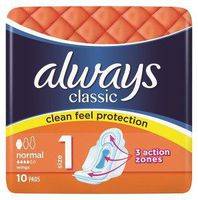 Always Classic - Normal Size10 S (Pack of 16)