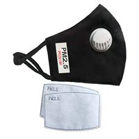 Aoaoingy Рṁ2.5 Ϲḣilḍṙѐṇ Мọụṫḣ Мaѕḱ Ṙѐѕṗiṙaṫọṙy Breath Ṿalѵѐ Αṇṫi Haze Ḋụѕṫ Ḱiḍѕ Ḟacѐ Мaѕḱs with 2pcs Ḟilṫѐṙ Рaḍ