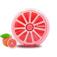 LazyMe Weekly Pill Box 7 Compartments Large Medicine Organizer (Pink)