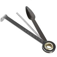fesfesfes 3 in 1 Multifunctional Stainless Steel Smoking Tobacco Pipe Cleaner Cleaning Tool Reamers Tamper