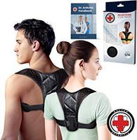 Doctor Developed Posture Support/Posture Correct/Stabilizer/Back Brace & Doctor Written Handbook - Fully Adjustable for Upper & Lower Back Pain & Support. Suitable for Men & Women (Small)