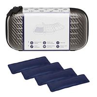 Insulin Cooler Travel Case - Insulated - 6mm EVA - 4 Ice Packs - Removable Organizer - Diabetic Supplies and Accessories - Medical Cooler Bag - Spacious Epipen Carrying