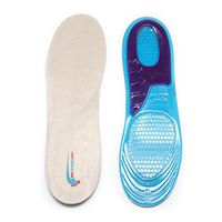 Foot Relief Soft Silicone Sports Gel Insoles, Massage for Work (L (8~13 US Men's))