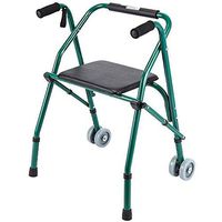 Walker Four-legged Crutches Rehabilitation Walking Frame with Seat Plate Non-slip Walking Stick with Hospital Walker Elderly Four-legged Folding Aluminum Wheelchair Cane Cane Stool Cozy Elderly