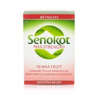 Senokot Max Strength 48 Tablets