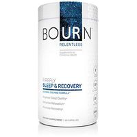 Bourn Relentless Firefly Sleep & Recovery Aid Natural Calming Formula; Vegan, Gluten Free, Soy Free, USA Made; with Valerian Root Extract, Hops Flower Extract, L-Theanine, Melatonin, Turmeric, GABA