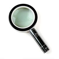 ZH Magnifier/LED Light Handheld Magnifier 10X HD Portable Suitable for Books Newspaper Maps Coins Jewelry Hobbies and Crafts