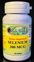 Selenium, Made in USA - 100 Tablets