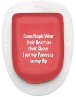 Omnipod Stickers - Decorative Accessory Patch for Insulin Pump - 10 Pack - Pancreas Heart Hip