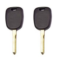 New Replacement Transponder key for Mercedes Benz - ID 44 Chip - HU64 (2 Pack)