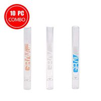 10XHighest Quality Glass Regular Cigarette Tube Holder Smoking Filter Accessories