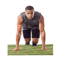 1 Pair Slimmer Trimmer Premium Thigh Trimmers, Slimmer Body,Pair Weight Loss Sweat Leg Trainers Women Men Thermal Slimming Wraps,Toned Muscles and Natural Fat Burning (Black, 23.6x6.8inch)