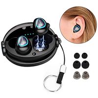 Wireless Earbuds Tonbux True Wireless Earphones Stereo Sound Bluetooth 5.0 Earbuds Bluetooth Headphones Mini Wireless in-Ear Headsets with Built in Microphone and Charging Case