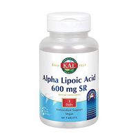 KAL Alpha Lipoic Acid SR Tablets, 600 mg, 60 Count