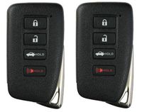 qualitykeylessplus Replacement Case and Pad 4 Button Keyless Remote Fob FCC HYQ14FBA Free Key TAG (2)