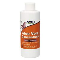 NOW Supplements, Aloe Vera Concentrate (40:1 Concentrate Contains Active Polysaccharides), 4-Ounce