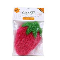 Idomeo Household Acrylic Strawberry Shape Oil-free Dish Cleaning Cloth