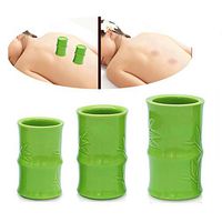 Ceramics Pot Therapy Set,Vacuum Cupping Massage Cans,Acupuncture Body Therapy Set,3Pcs