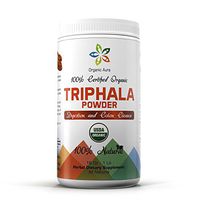 Certified Organic Aura Triphala Powder 16Oz - 1Lb. Natures Best Supplement Care for Your Internal Organs. Promotes Long Life and Rejuvenates The Whole Body. 100% All Natural, Raw and Original.