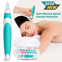 Ear Wax Remover, CHARMINER Ear Wax Removal Kit, Soft and Flexible Ear Wax Cleaner, Spiral Ear Wax Removal Tool with 15 Replacement Heads for Adults and Kids