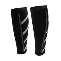 MagiDeal Men Women Running Athletics Compression Sleeves Calf Leg Shin Splints - 7 Colors vailable - Black