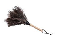 Ostrich Duster,Feather Dusters Cleaning Dusters Dusting Brush Cleaning Car Dash Duster Dust Tool Home Antique Duster Wood Handle Natural Feathers Hand Dusters for Bedroom Furniture Blinds Cars