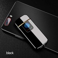 Studyset USB Electronic Lighter Electric Dual Flameless Lighter Torch Rechargeable Windproof Cigarette Lighter