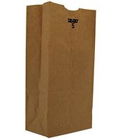Duro ID# 18405 5# SOS Bag 35# 100% Recycled Natural Kraft, Pack of 500