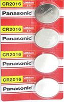 4 Pcs -- Panasonic Cr2016 3v Lithium Coin Cell Battery Dl2016 Ecr2016 - Hassle Free Package