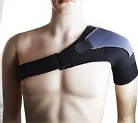 Joint Compression Adjustable Right/Left Shoulder Brace Sports GYM Basketball Fitness Shoulder Protector Armor Brace Wrap Belt Pad Rotator Cuff Injury Dislocation Arthritis Pain Shoulder Support Strap