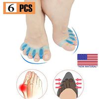 Bunion Corrector, Toe Separator, Bunion Relief Protectors,New Material, Gel & Silicone Hammer Toe Straightener, Toe Spacers, Toe Stretchers, for Men and Women, Fight Bunions, Hammer Toes & More!
