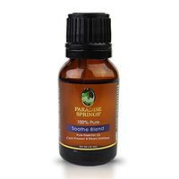 Paradise Springs 100% Pure Essential Oil Wildcrafted Oil Soothe Blend 15mL 0.5 oz. Blend of Wintergreen Oil, Camphor Oil, Peppermint Oil, Blue Tansy Oil, Chamomile Oil, Helichrysum Oil, Osmanthus Oil