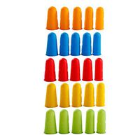 SUPVOX Silicone Finger Cots Waterproof Finger Protective Cover Temperature Resistance Anti Scald Finger Cover 25Pcs
