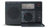 Grundig Eton Digital G8 Radio (NG8B Compact 4 Band World Time Radio) - Battery or Mains Electric (optional) - Compact / Portable - Headphone Socket - Digital Display - AM, FM, LW, MW, SW - Black Colour
