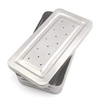 PRECISE CANADA: Instruments Box Perforated Stainless Steel 30x15x6 cm Surgi Instruments