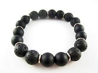Shungite Bracelet Hematite Bracelet Volcanic Beads Set Men Bracelet Yoga