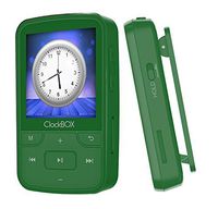 SAMVIX MP3 Player with Bluetooth 8GB, with Wearable Clip for Sport, Lossless Music Player, Supports up to 128GB, with FM Radio, Voice Recorder, CLOCKBOX 2018 New VIBARATION Alarm Clock System (Green)