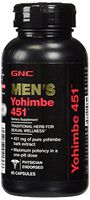 GNC Men's Yohimbe 451, 60 Capsules, Supports Sexual Health