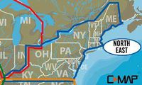 C-MAP LAKE INSIGHT HD - NORTH EAST US - Coverage Area: CT, DE, KY, MA, MD, ME, NH, NJ, NY, OH, PA, RI, VA, VT, WV