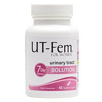 UT-Fem Solution - UTI Cleanse - Fast-Acting Urinary Tract & Bladder 7-Day Cleanse - for Bladder & Urinary Tract Health, Cleanse Impurities, D-Mannose & Even More Powerful Ingredients - 42 Capsules