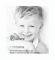 17x19 Smooth White / Super White Custom Mat for Picture Frame with 13x15 opening size (Mat Only, Frame NOT Included)