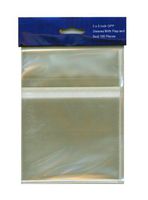 5 x 5 inch Resealable Clear Plastic CD DVD OPP Sleeves (100 Pack)