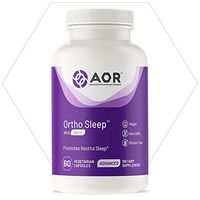 AOR, Ortho Sleep, Promotes Relaxation and Improved Sleep Quality, Natural Sleep Aid Supplement with GABA, Melatonin, L-Theanine, Vegan, 30 Servings (60 Capsules)