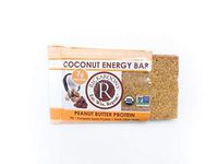 Rickaroons Coconut Energy Bars (Peanut Butter Protein) - Vegan, Gluten Free, Certified Organic, Paleo, 1.6 Ounce (12 Count)
