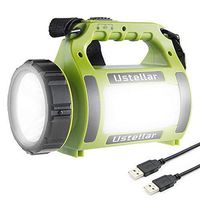 Novostella Rechargeable CREE LED Spotlight, Multi-Functional Camping Lantern, Waterproof LED Searchlight, Hurricane Lantern, High Power Beam Flashlight,2000mAh