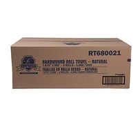 Empress Hard Wound Towel, brown, 8"X800', 6 rolls per case