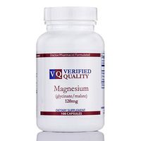 Magnesium Glycinate/Malate 120 mg - 100 Capsules by Verified Quality