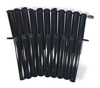 20 Pack Dube Tube Pop Top Containers 4.5" Opaque Airtight, Leakproof Medication Rx Pills, Cigarette, Cigars, King Size Holder